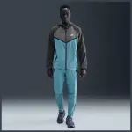 Pantalon tiss� � ourlet ouvert nike tech