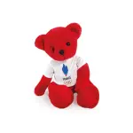 Peluche avec t - shirt equipe de france 30 cm