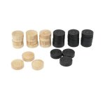 Pions de jeu de dame en bois enfant softee Pions de jeu de dame en bois enfant softee