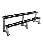 Rack pour haltères à 2 niveaux bodytrading Rack pour haltères à 2 niveaux bodytrading