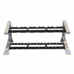 Rack de rangement d'haltères selles à 2 niveaux proclubline Rack de rangement d'haltères selles à 2 niveaux proclubline