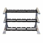 Rack de rangement d'haltères selles à 3 niveaux proclubline Rack de rangement d'haltères selles à 3 niveaux proclubline