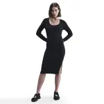 Robe mi - longue femme nike chill knit