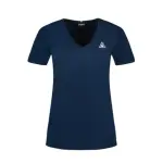 T - shirt col v femme le coq sportif essentiel n1