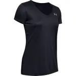 T - shirt col v femme under armour tech