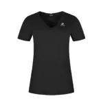 T - shirt col v manches courtes femme le coq sportif ess col v n�1