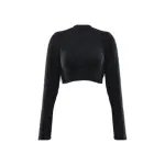 T - shirt court manches longues femme nike phoenix boucle