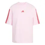 T - shirt femme adidas essentials 3 - stripes boyfriend