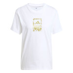 T - shirt femme adidas tech metallic graphic 2