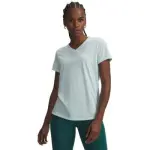 T - shirt manches courtes col v femme under armour tech