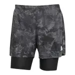 Short 2 en 1 adidas own the run spray dye