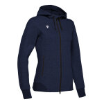 Sweat  capuche zipp femme macron lyre