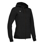 Sweat  capuche zipp femme macron lyre
