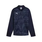Sweatshirt 1 / 4 zip enfant puma teamgoal graphic