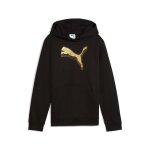 Sweatshirt à capuche fille puma essentials metallic fl g Sweatshirt à capuche fille puma essentials metallic fl g