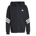 Sweatshirt  capuche full zip enfant adidas future icons 3 - stripes