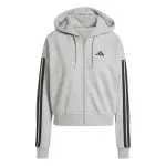 Sweatshirt  capuche full zip femme adidas essentials 3 - stripes