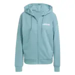 Sweatshirt � capuche full - zip femme adidas essentials linear french terry
