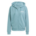 Sweatshirt  capuche full - zip femme adidas essentials linear french terry