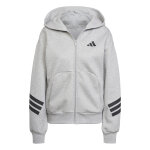 Sweatshirt  capuche full zip femme adidas future icons 3 - stripes