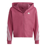 Sweatshirt à capuche full zip fille adidas future icons 3 - stripes Sweatshirt à capuche full zip fille adidas future icons 3 - stripes