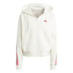 Sweatshirt  capuche zipp femme adidas future icons 3 stripes