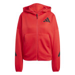 Sweatshirt  capuche zipp femme adidas z. n. e.