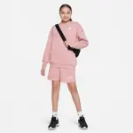 Sweatshirt col rond fille nike club fleece oversized lbr