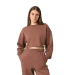 Sweatshirt court surdimensionn� femme bj�rn borg studio