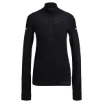 Sweatshirt femme adidas primeknit running mid - layer