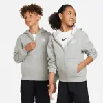 Sweatshirt zipp  capuche enfant nike club fleece lbr