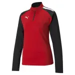 Training top 1 / 4 zip femme puma team liga
