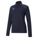 Training top 1 / 4 zip femme puma team liga