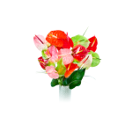 Bouquet anthurium