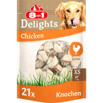 8in1 delights chicken bones os de poulet xs pour chien 1 x 21 pi�ces