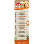 8in1 delights os de poulet solides xs pour chien 1 paquet
