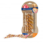 8in1 triple flavour b�tonnets pour chien 1 paquet