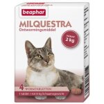 Beaphar milquestra vermifuge comprims pour chats 4 comprims