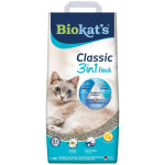 Biokat's classic fresh 3in1 cotton blossom litire pour chat 10 litres