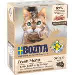Bozita poulet avec morceaux de dinde en sauce pâtée pour chat 6 x 370 g Bozita poulet avec morceaux de dinde en sauce pâtée pour chat 6 x 370 g