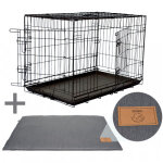 Brekz pack avantage : cage pour chien (noire) xl
