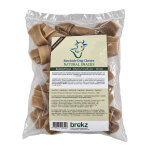 Brekz peau de boeuf - os � m�cher nou� pour chien 13 cm 10 pi�ces