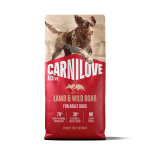 Carnilove active adult all breeds agneau avec sanglier pour chien 2 x 12 kg