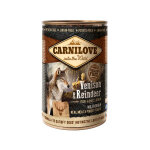 Carnilove cerf avec renne pte pour chien (bote) 6 x 400 g