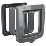 Chatire trixie 4 positions avec tunnel gris