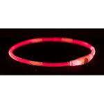 Collier �clairant flash 65 cm rouge pour chien 1 pi�ce