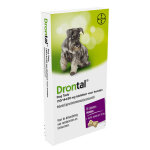 Drontal dog tasty 150 / 144 / 50 mg vermifuge pour chien 6 comprims