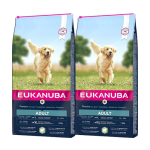 Eukanuba adult large � l'agneau et au riz pour chien 2 x 12 kg