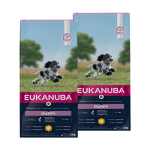 Eukanuba puppy medium au poulet pour chiot 2 x 15 kg
