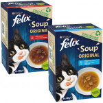 Felix soup original combipack pour chat 1 lot de varites (4 botes)
